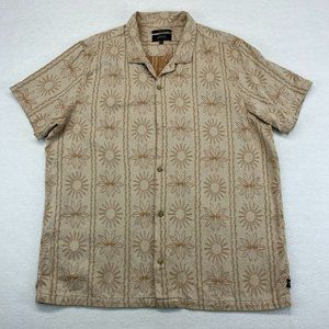 Roark Button Up Shirt XL Extra Large Men's Classic Fit Hawaiian *Flaw*